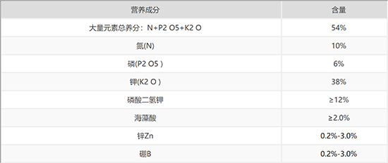 大量元素水溶肥10-6-38+TE-精華王子-農(nóng)富天下2