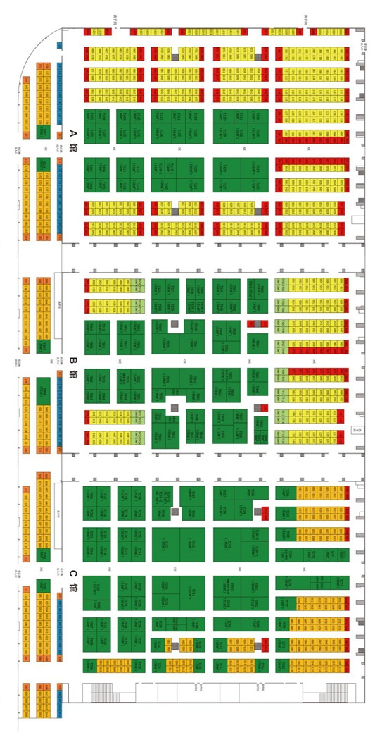 場(chǎng)館平面圖及展位收費(fèi)標(biāo)準(zhǔn)