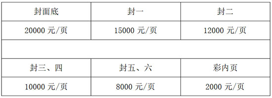 六、會(huì)刊廣告