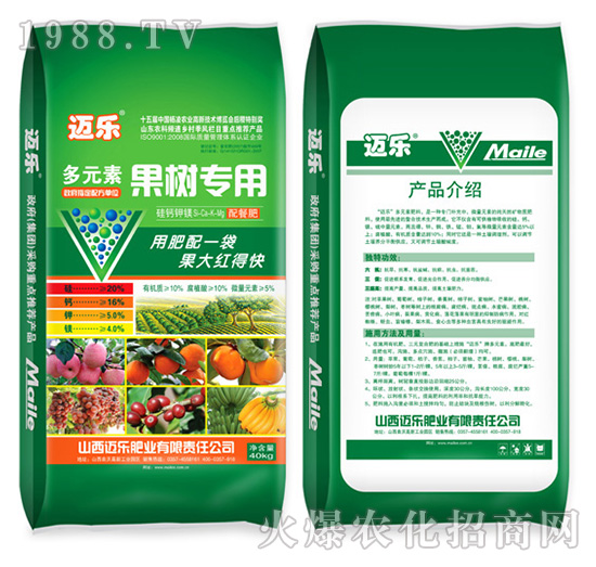 多元素果樹專用40kg-邁樂