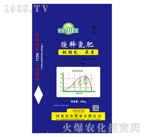 樹脂包衣緩釋氮肥-忠農(nóng)肥業(yè)