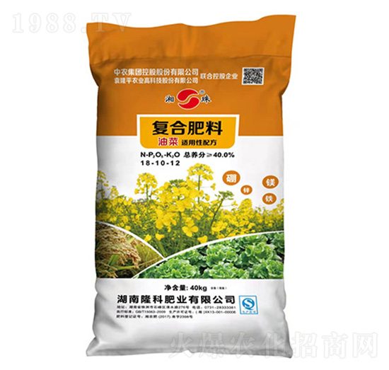 復(fù)合肥（油菜適用性肥）18-10-12-湘珠-隆科肥業(yè)