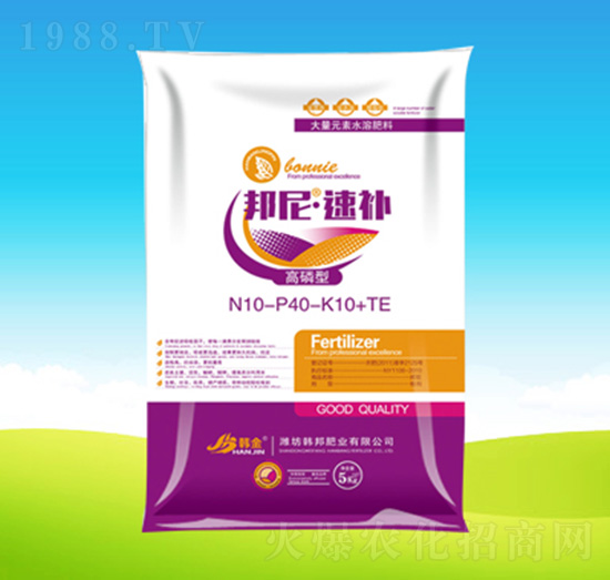 高磷型N10-P40-K10+TE-邦尼·速補(bǔ)-韓邦肥業(yè)