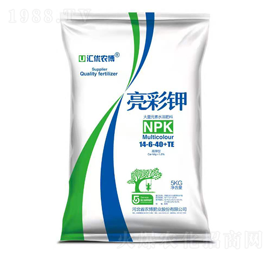 高鉀型大量元素水溶肥料14-6-40+TE-亮彩鉀-農(nóng)博肥業(yè)