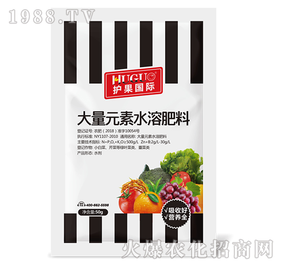 大量元素水溶肥料（袋）-護(hù)果