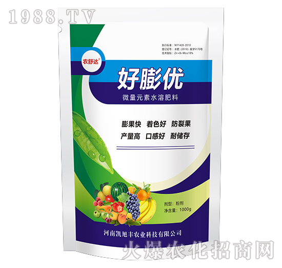 微量元素水溶肥料-好膨優(yōu)-農(nóng)舒達-凱旭豐