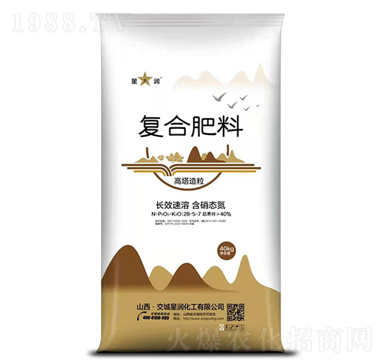 高塔造粒復(fù)合肥料28-5-7-星潤化工