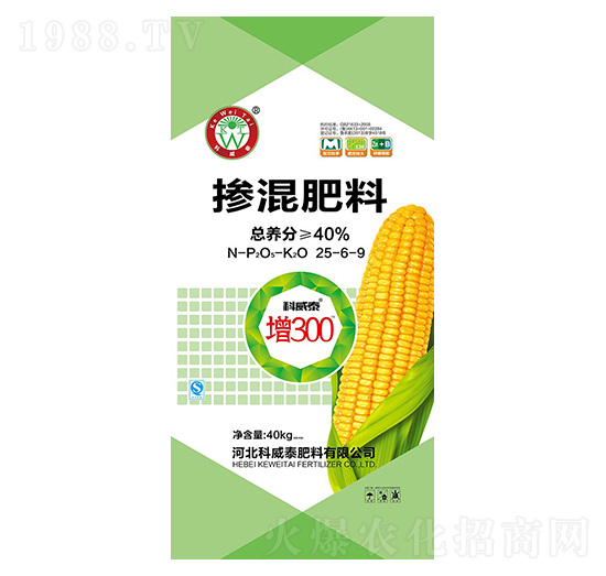 摻混肥料25-6-9-增300(玉米肥）-科威泰