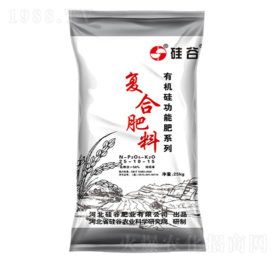 有機硅大田高塔復(fù)合肥料25-10-15-硅谷肥業(yè)