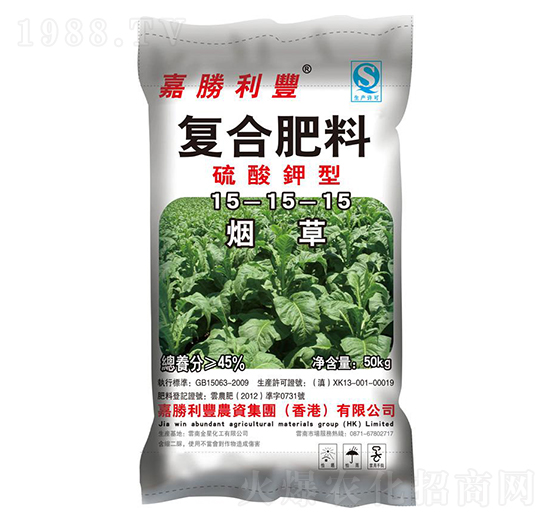 硫酸鉀型復合肥料15-15-15-施特佳