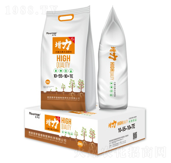 增力大量元素水溶肥料10-55-10+TE-普羅曼-陽(yáng)光肥業(yè)