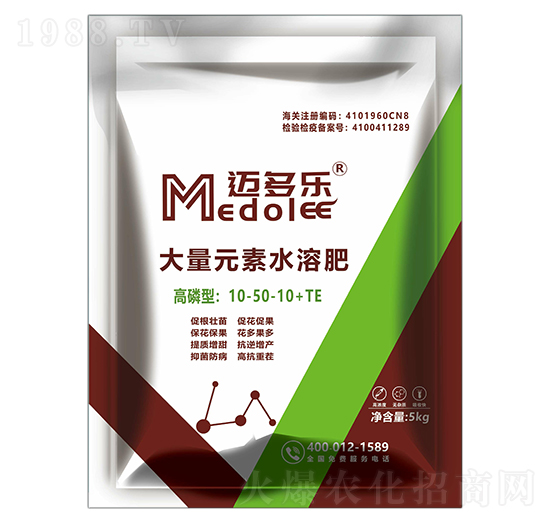 高磷型大量元素水溶肥料10-50-10+TE-邁多樂(lè)