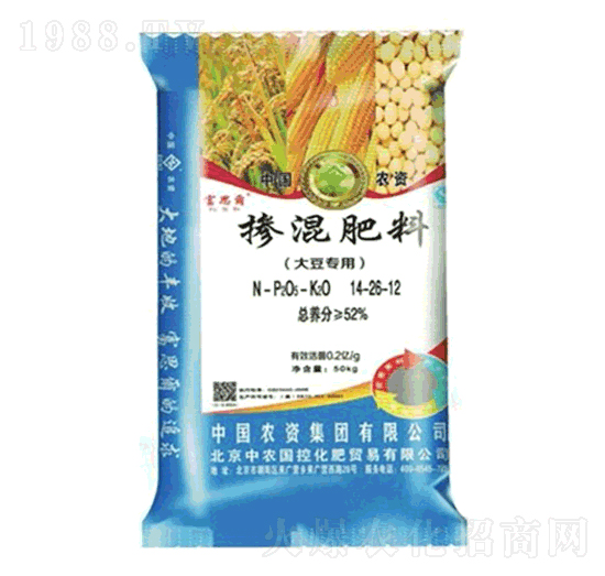 大豆專用型摻混肥14-2-12 富思爾肥業(yè)