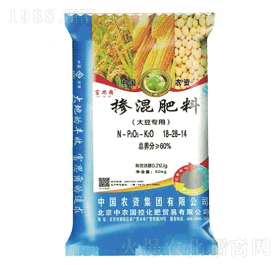 大豆專用型摻混18-28-14 富思爾肥業(yè)