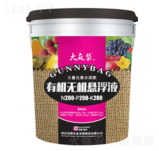 有機(jī)無機(jī)懸浮液200-200-200+TE-大麻袋-昆騰農(nóng)業(yè)