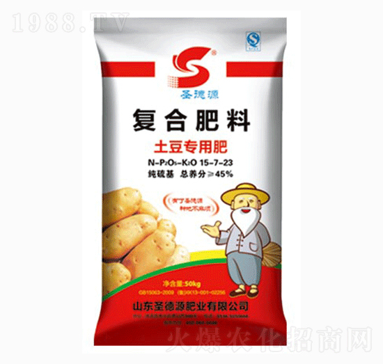 土豆專用復(fù)合肥料15-7-23-圣德源