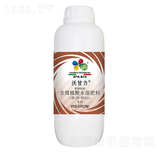 含腐植酸水溶肥料140-20-40-沃甘力-益碩生物