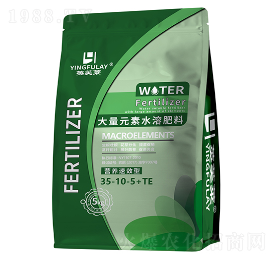 大量元素水溶肥料35-10-5+TE-英芙萊-百華生物