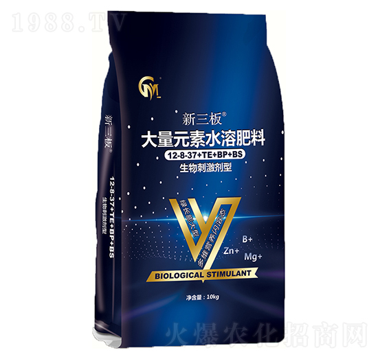 生物刺激劑型大量元素水溶肥料12-8-37+TE+BP+BS-魔力果生物