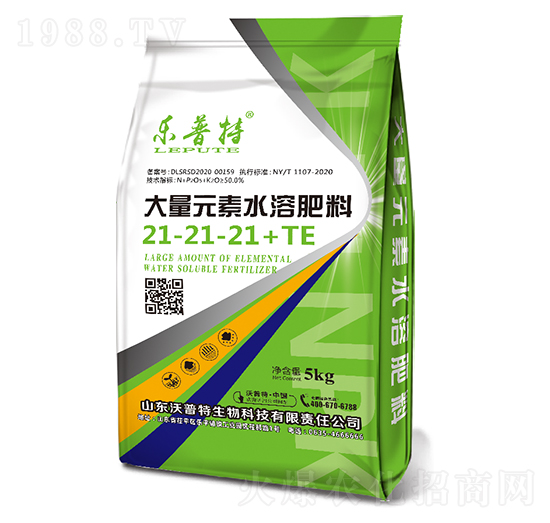 大量元素水溶肥料21-21-21+TE-樂普特-沃普特