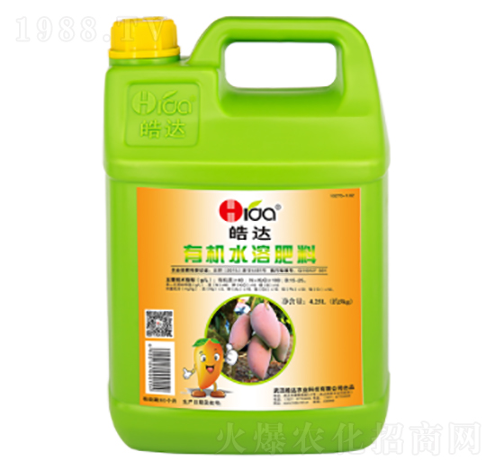 有機水溶肥料850ml-皓達農(nóng)業(yè)