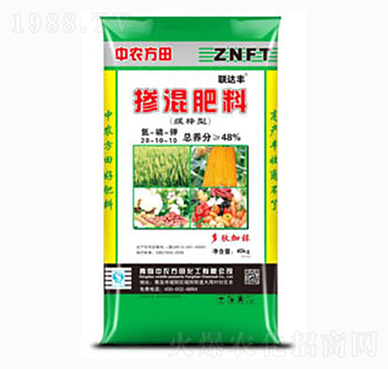 混摻肥料（40kg）-聯(lián)達(dá)豐-中農(nóng)方田