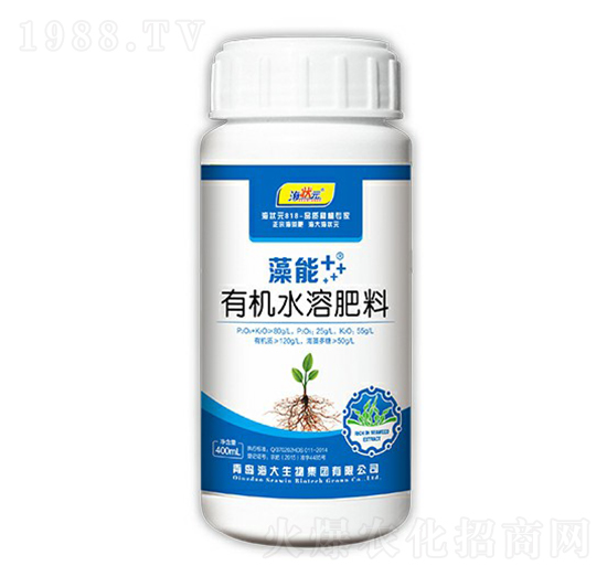 瓶裝有機水溶肥料-藻能+海狀元-海大生物