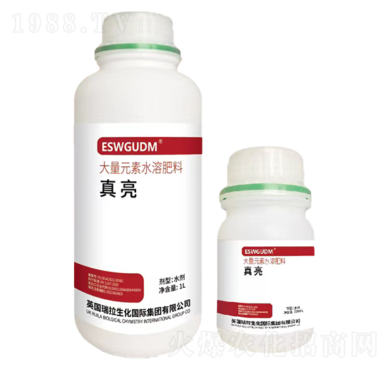 真亮大量元素水溶肥料（增靚促光劑）-ESWGUDM-瑞拉生化