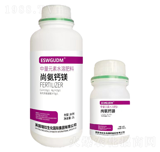 尚氨鈣鎂中量元素水溶肥料-ESWGUDM-瑞拉生化