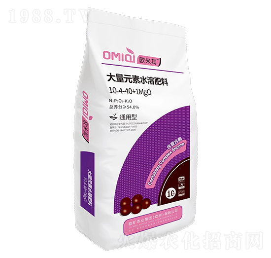 通用型大量元素水溶肥料10-4-40+1MgO-歐米其-歐礦農(nóng)業(yè)