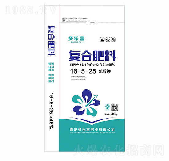 硫酸鉀復(fù)合肥料16-5-25-多樂(lè)富