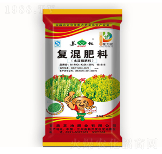 25%小麥油菜專用復(fù)混肥料12-8-5-蘇地肥業(yè)