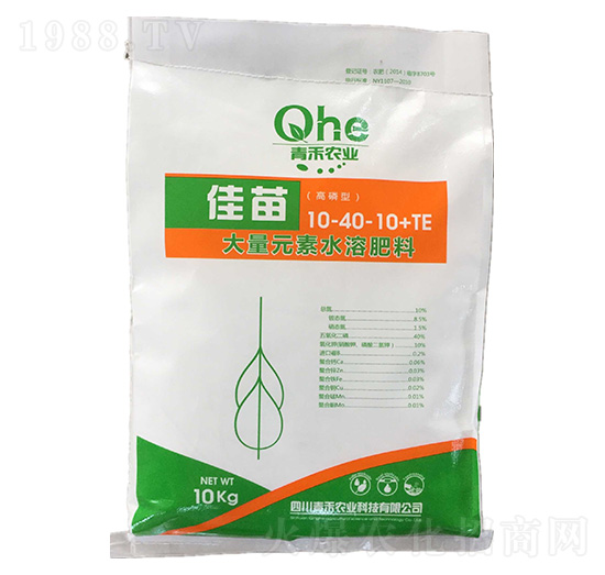 大量元素水溶肥料10-40-10+TE-佳苗-青禾農(nóng)業(yè)