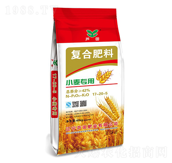 小麥專用脲甲醛復(fù)合肥料17-20-5-蘆田肥業(yè)