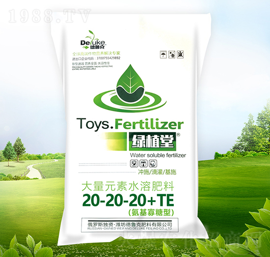 氨基寡糖型大量元素水溶肥料20-20-20+TE-綠植堂-德魯克