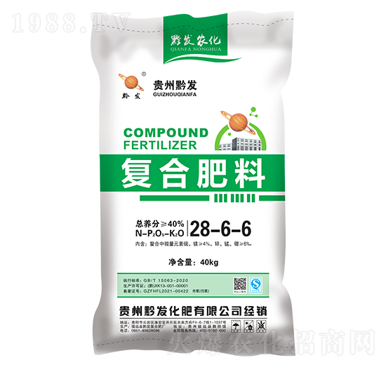 玉米適用復(fù)合肥料28-6-6-黔發(fā)化肥