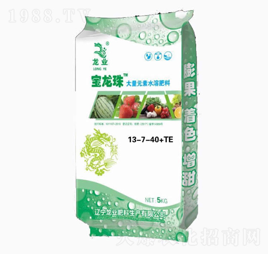 寶龍珠大量元素水溶肥料13-7-40+TE-龍業(yè)肥料