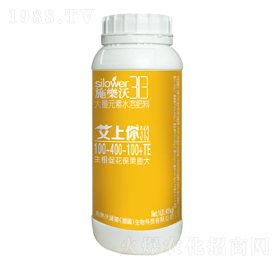 大量元素水溶肥料100-400-100+TE-艾上你-金波爾