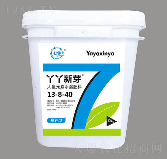 高鉀型大量元素水溶肥料13-8-40-丫丫新芽-易康植物