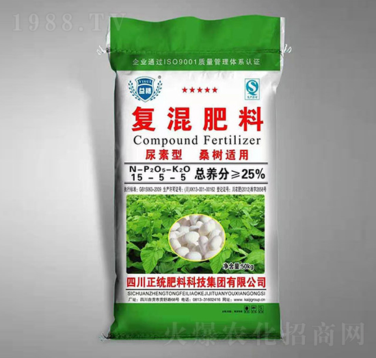 尿素型桑樹適用復(fù)合肥料15-5-5-凱基化工