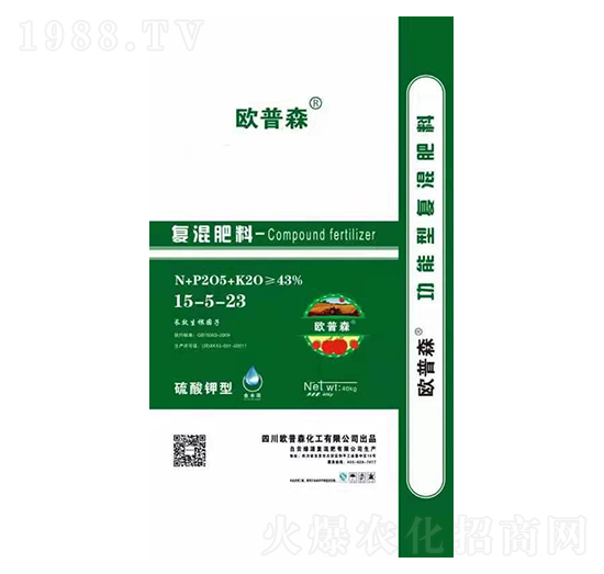 硫酸鉀型復混肥料15-5-23-歐普森化工