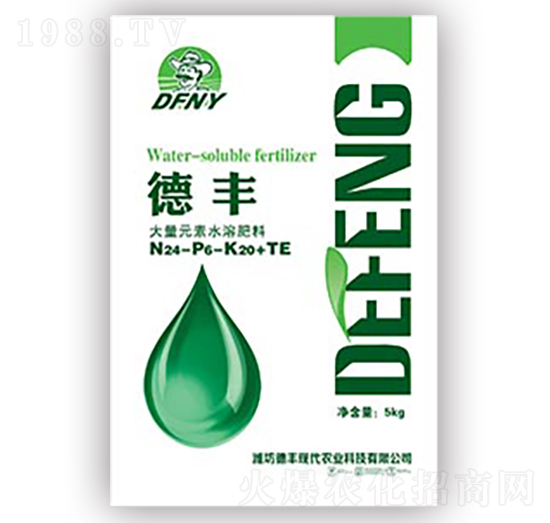 大量元素水溶肥料24-6-20+TE-德豐-亞?wèn)|化工