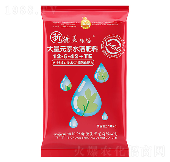 大量元素水溶肥料12-6-42+TE-新綠源-德美實(shí)業(yè)