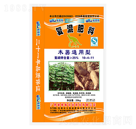 木薯通用型復(fù)混肥料10-4-11-威麥斯