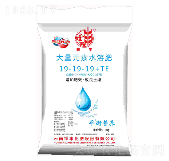 大量元素水溶肥料19-19-19+TE-螳豐-祥豐集團