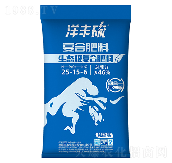 生態(tài)級(jí)復(fù)合肥料25-15-6-洋豐硫