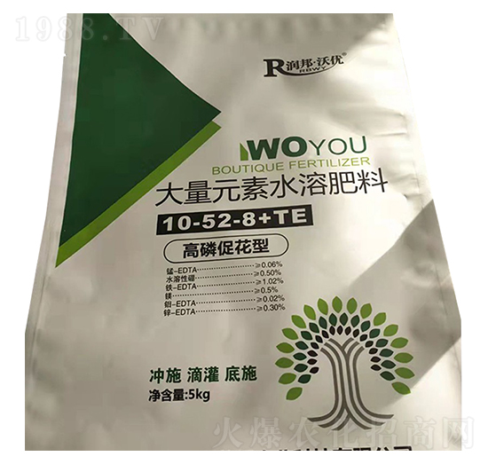 高磷促花型大量元素水溶肥料10-52-8+TE-潤(rùn)邦·沃優(yōu)-華潤(rùn)榮邦