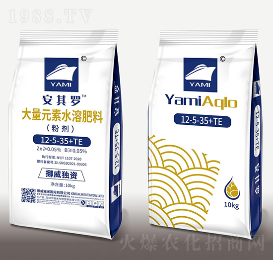 大量元素水溶肥12-5-35+TE-布拉諾-雅米農業(yè)