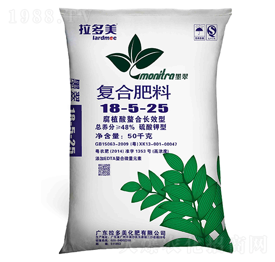 尿硫型復(fù)合肥料18-5-25-墨翠-拉多美