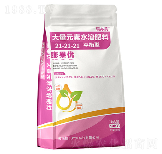 平衡型大量元素水溶肥21-21-21-膨果優(yōu)-瑞天農(nóng)業(yè)